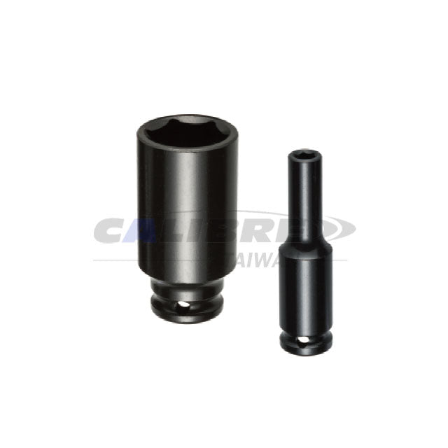 CAC80010 TAIWAN Deep Impact Sockets 1/4", 6pt, MM & SAE sizes