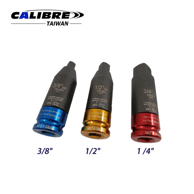 3pc Torque Limited Impact Adaptors