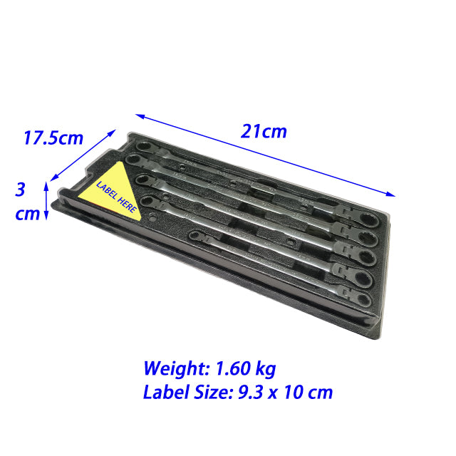 Long Double End Flexible Gear Wrench