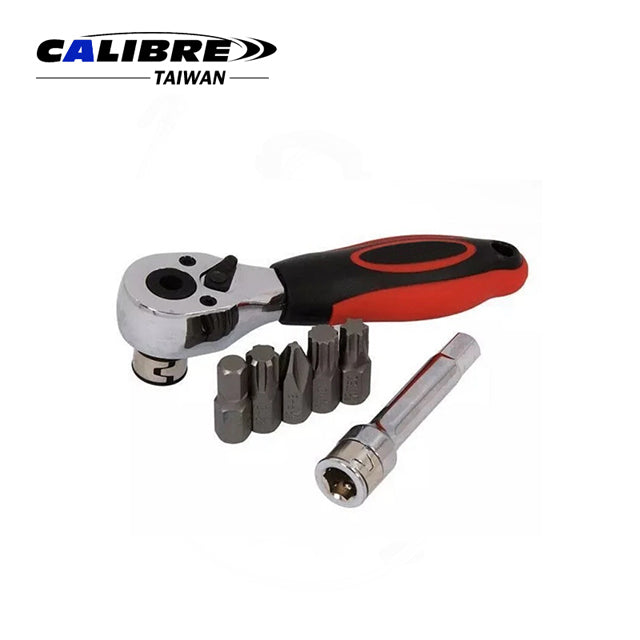 Bit Set with Ratchet and Extension Bar