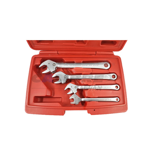 4pc Clamp Ratchet Wrench Set
