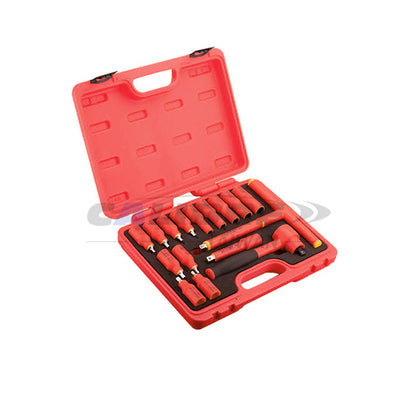 17pc 3/8” Dr. 1000V VDE Insulated Tool Set
