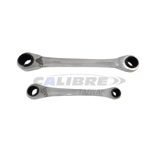 CA150003 TAIWAN CALIBRE 4 In 1 Reversible Double Box End Geartech Wrench