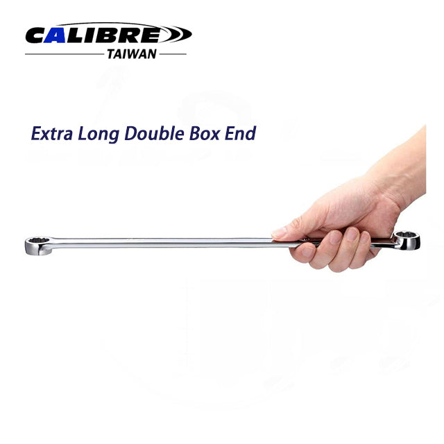 7pc 10-24mm Extra Long Ring Spanner Set