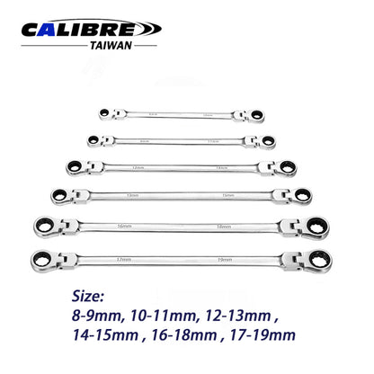 Flex Head Ratchet Spanner Set