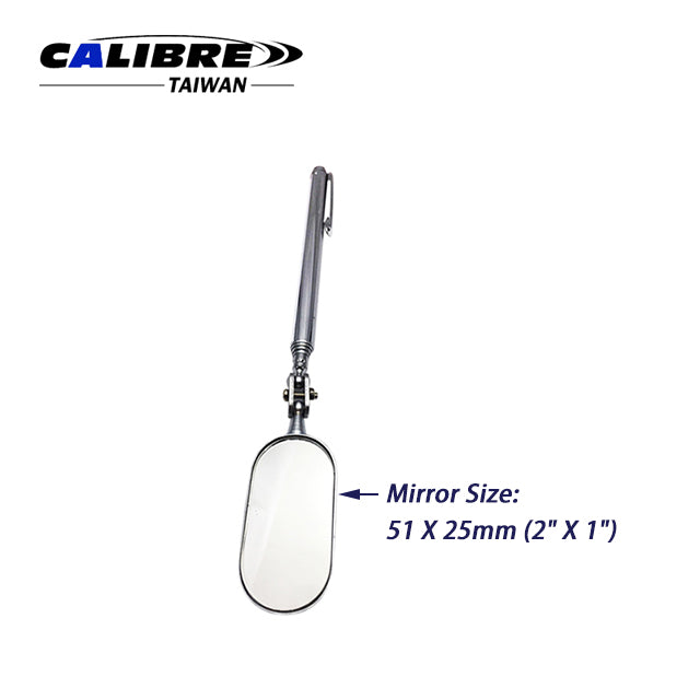 25x50mm Telescopic Oval Inspection Mirror