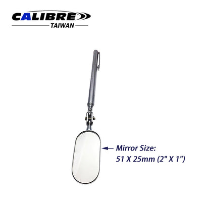 25x50mm Telescopic Oval Inspection Mirror