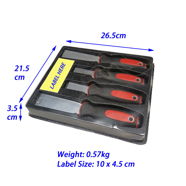 4pc Scraper Set