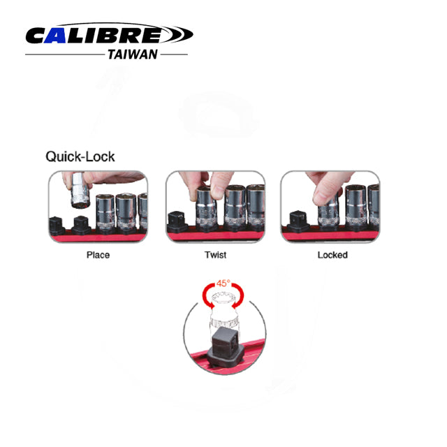 Twist Lock Alu. Socket Holder