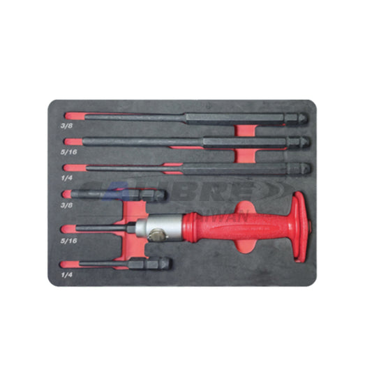 CA40025 TAIWAN CALIBRE Interchangeable Handle With 6pcs Pin Punch