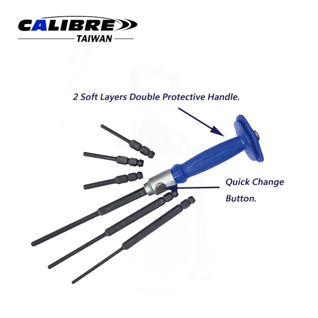 CA40025 TAIWAN CALIBRE Interchangeable Handle With 6pcs Pin Punch