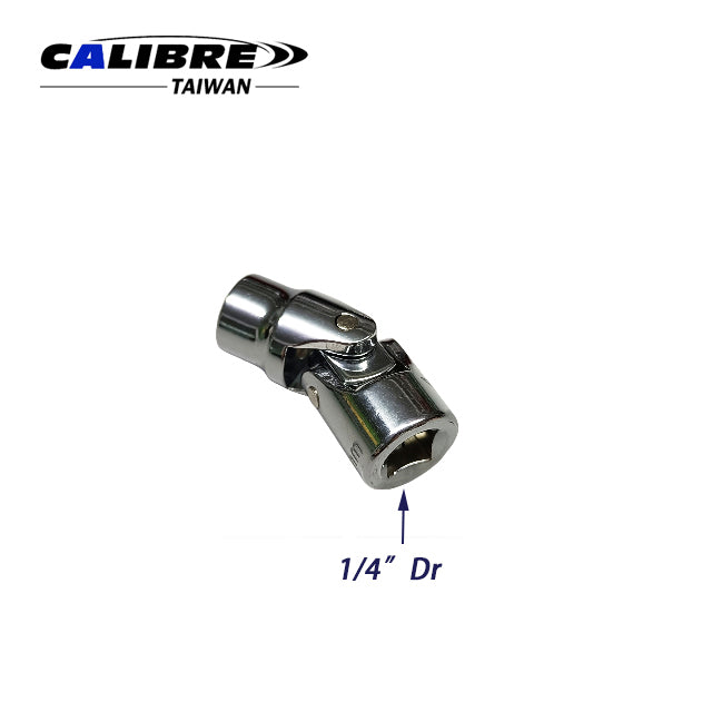 6pt 1/4" Dr Universal Joint Socket