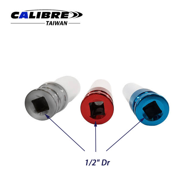 7pc 1/2” Dr Alloy Wheel Nut Sockets