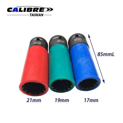 1/2” DR. Thin Wall 3pc Impact Socket Set