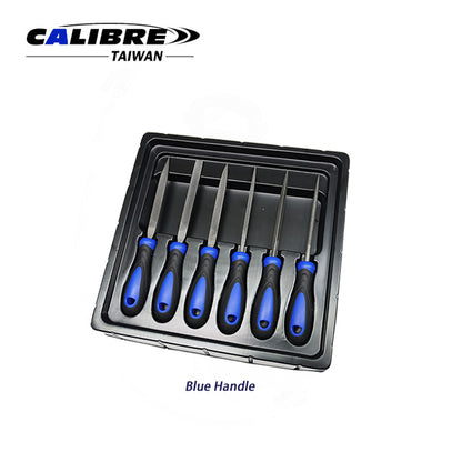 6pc Blue Handle Mini File Set