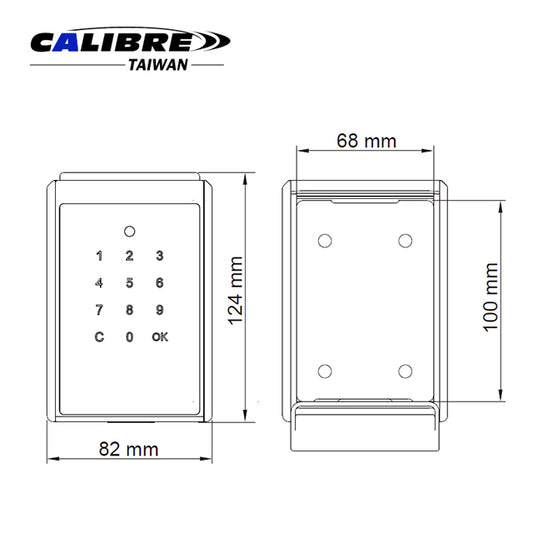 Touch Keypad Lock Box