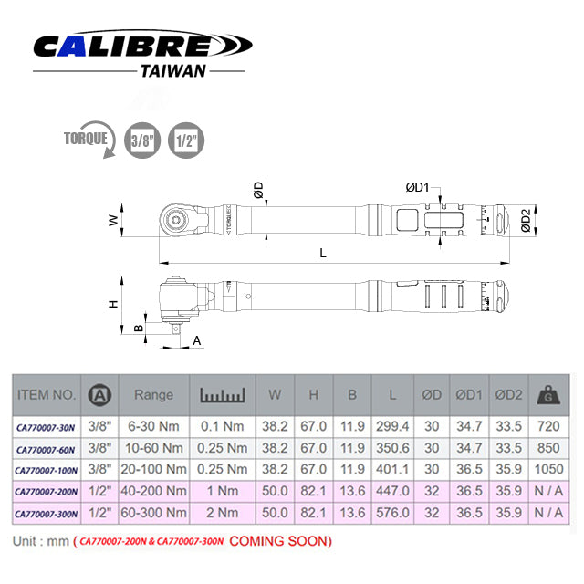 6-100NM Insulated Torque Wrench