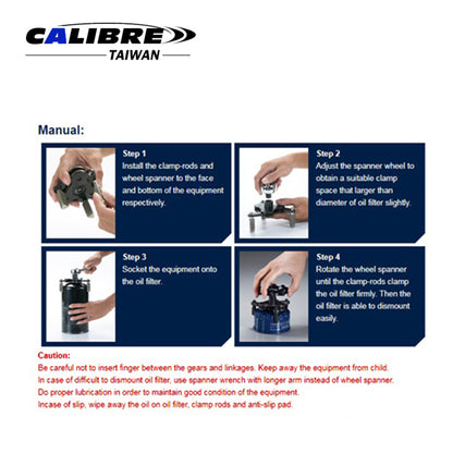 Oil Filter Wrench Set With Spanner