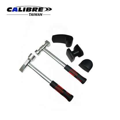 5pc Aluminum Body Hammer & Dolly Set