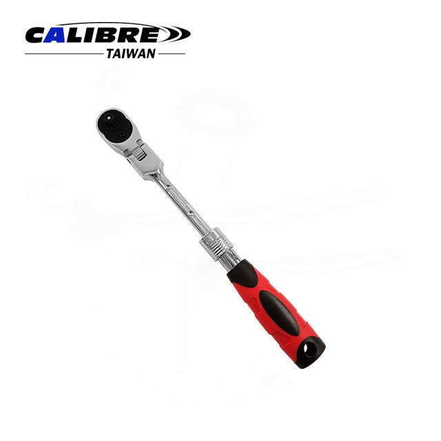 3pc Locking Flex. Extendable Ratchet Handle