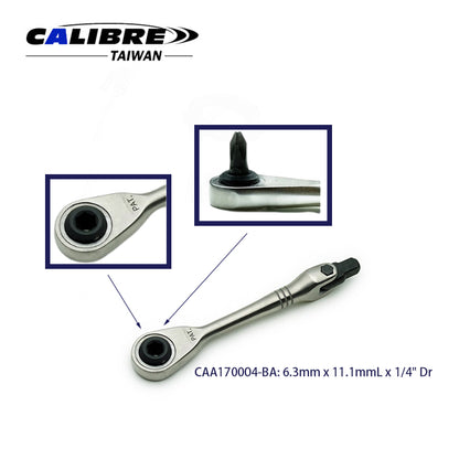 Mini Ratchet with 1/4" Dr