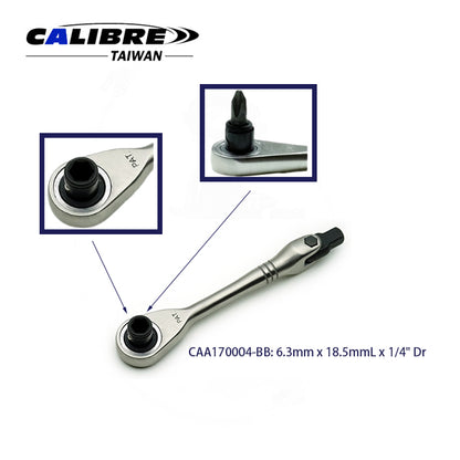 Mini Ratchet with 1/4" Dr