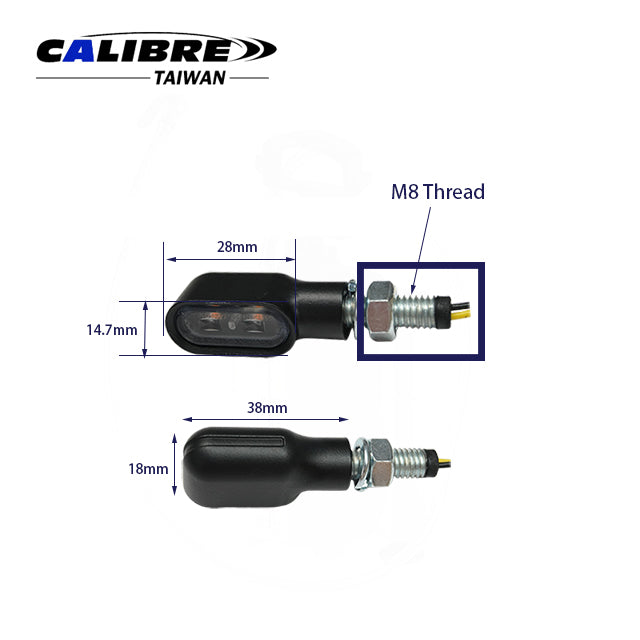 Universal LED Indicator E-approved