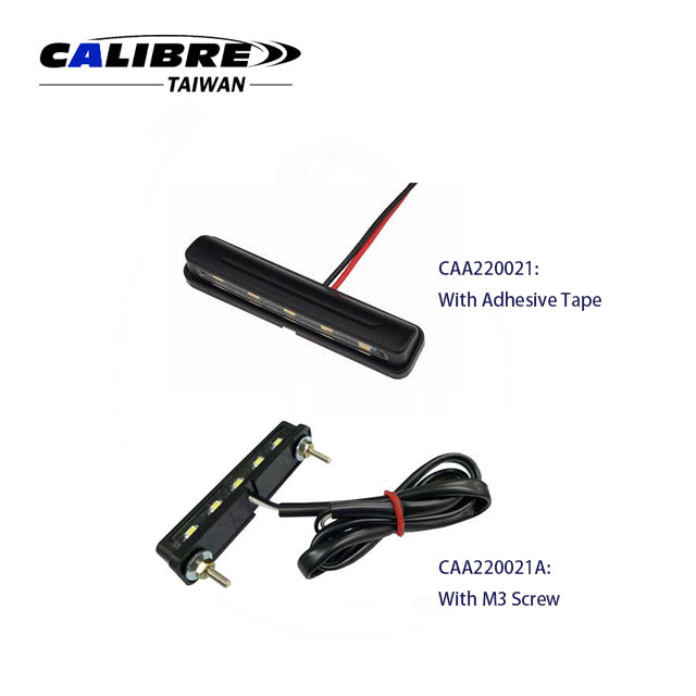 Universal, LED License Light E-approved