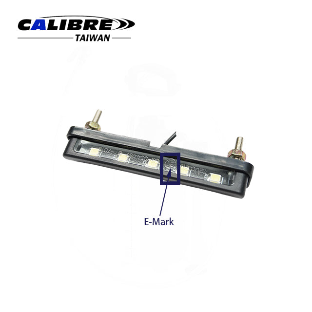 Universal, LED License Light E-approved