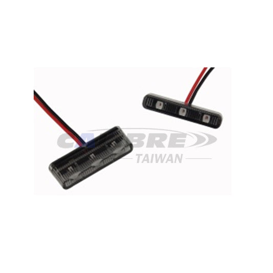 Rear Lantern LED Black Smoke Lens