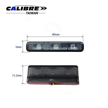 Rear Lantern LED Black Smoke Lens E-approved