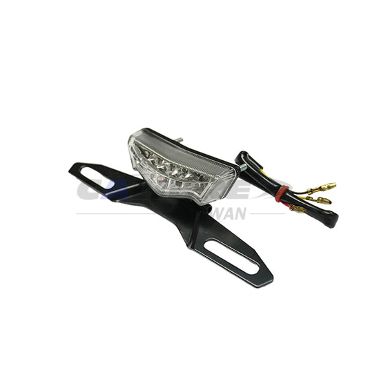 MP Rear Lantern with Shield Holder LED Clear Glass E-Approved