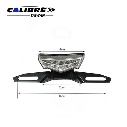 MP Rear Lantern with Shield Holder LED Clear Glass E-Approved