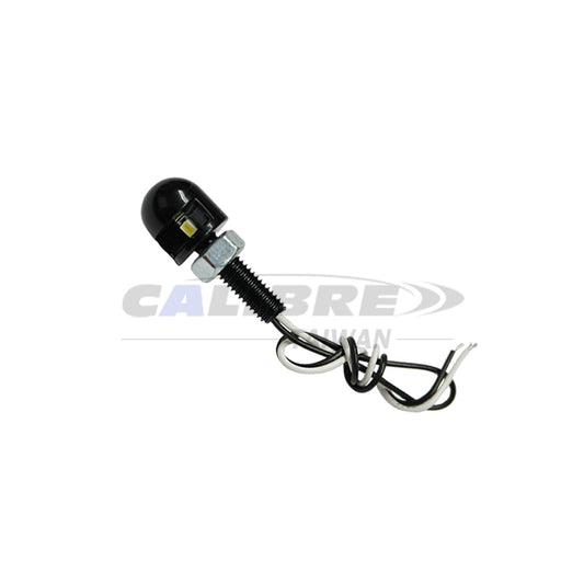 Motorcycle License Plate Light LED M6 Bolt Round