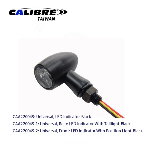 CAA220049 TAIWAN CALIBRE Motorcycle Universal LED Indicator