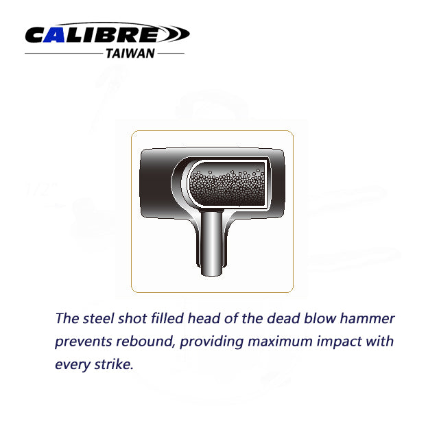 CAA80003 TAIWAN CALIBRE PU Dead Blow Hammer