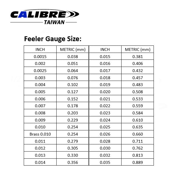 32 Blades Feeler Gauge
