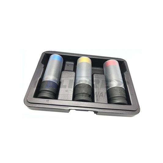 3pc 1/2" Dr Thin Type Wheel Protector Socket Set