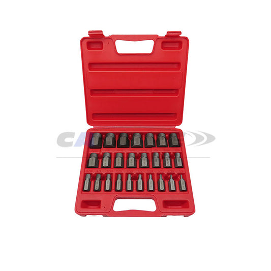 25pc Multi-Spline Extractor Set