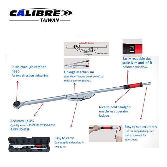 CAB600003 TAIWAN CALIBRE 36T Breakback Torque Wrench