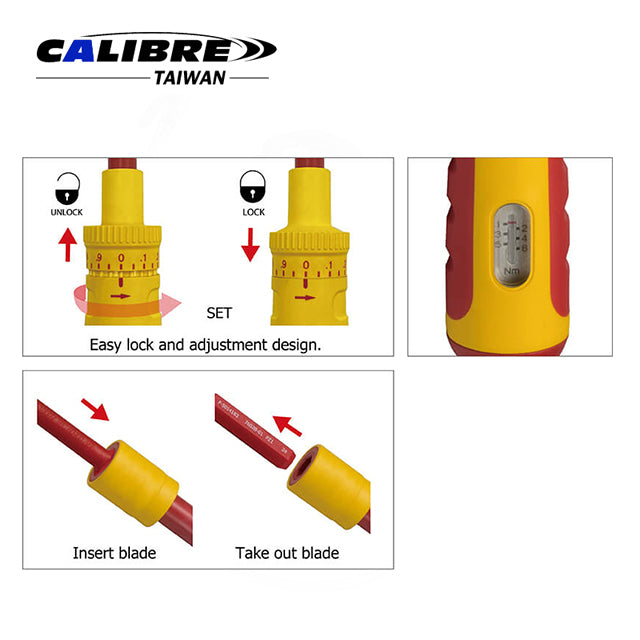 Insulated Torque Screwdriver Set