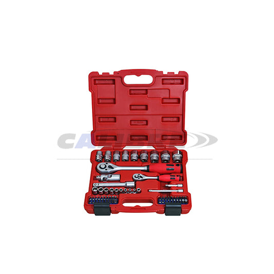 1/4" + 1/2" Dr 65pc Socket Set