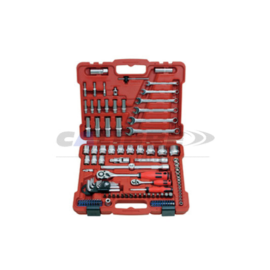 1/4" + 1/2" Dr 124pc Socket Set