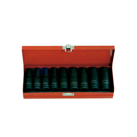 1/2" Dr 9pc Deep Impact Socket Set