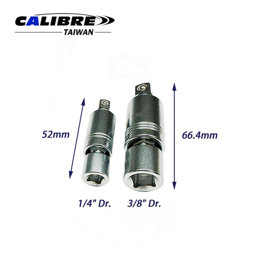 2pc Dual Swivel Pinless Adapter Set