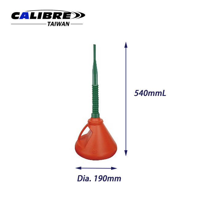 Red Long Flexible Funnel Filter