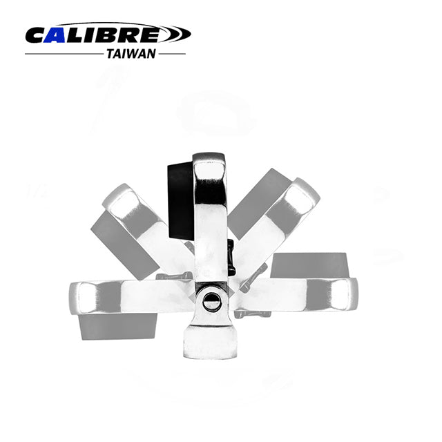 8pc Reversible Flex-Head Ratcheting Wrench