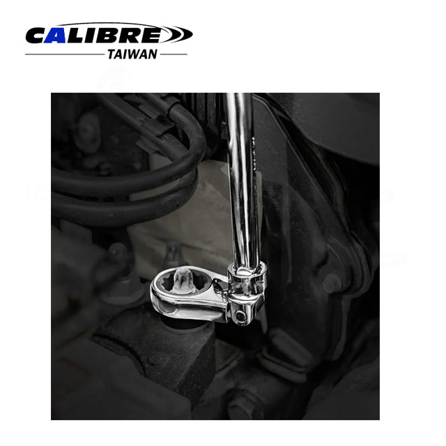 Reversible Flex-Head Ratcheting Wrench
