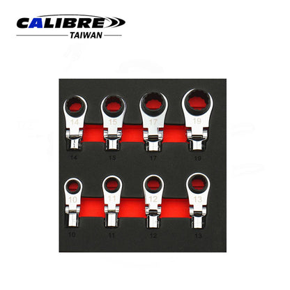 Reversible Flex-Head Ratcheting Wrench