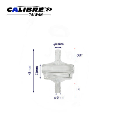 Fuel Filter Short 6mm